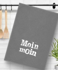 Geschirrtücher moin moin grau