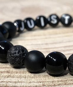 Alternative view of Strandperlen Armband JUIST black/black