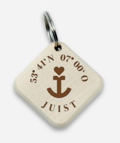 Schlüsselanhänger Holz Juist