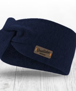 Stirnband Inselliebe dunkelblau