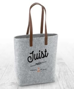 Filztasche Ankerplatz Juist