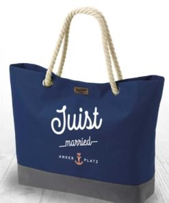 Strandtasche Juist married - blau