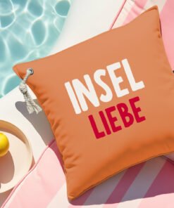 kissen outdoor inselliebe orange