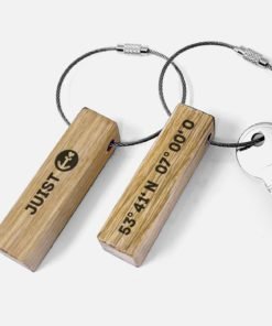 Schlüsselanhänger Koordinaten Juist